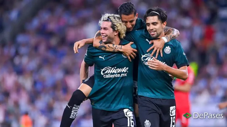 Celebración Gol Chivas Guadalajara Rayados Monterrey Clausura 2024