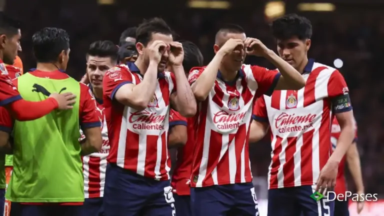 Chivas Guadalajara Celebración Gol