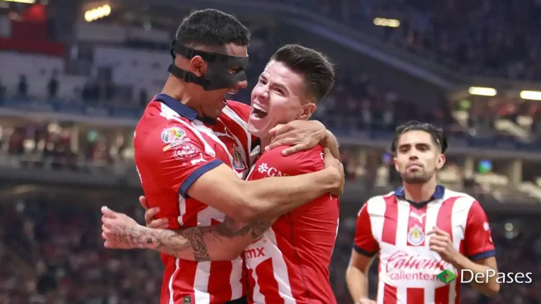 Chivas Guadalajara Gol Celebración Querétaro