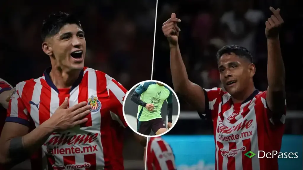 Luis Romo Alan Pulido Orbelín Pineda Chivas