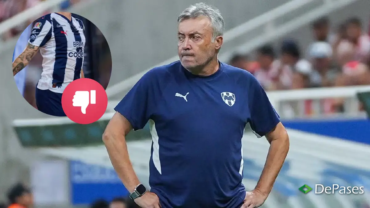 Lucas Ocampos Domenec Torrent Rayados Monterrey