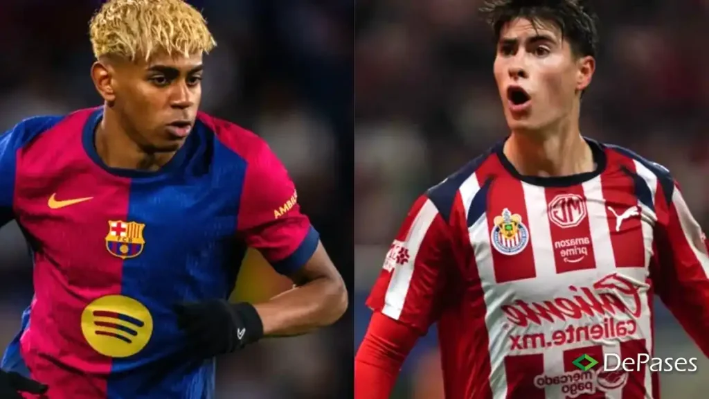 Armando González Lamine Yamal Chivas FC Barcelona