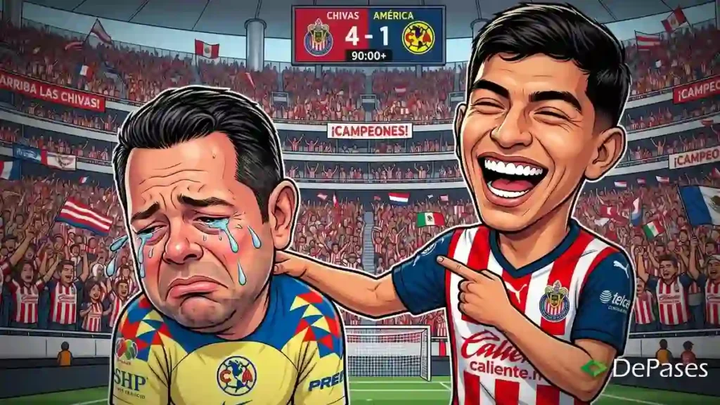 Chivas Club América Kevin Castañeda