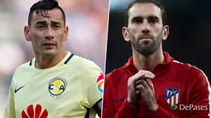 Rubens Sambueza Diego Godín Club América Atlético de Madrid